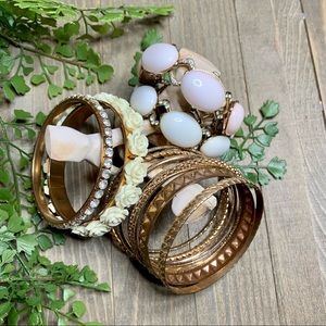 12 Unique Costume Jewelry Bracelets Mix & Match